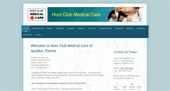 Desktop Screenshot of huntclubmedicalcare.com