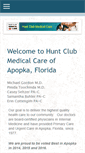 Mobile Screenshot of huntclubmedicalcare.com